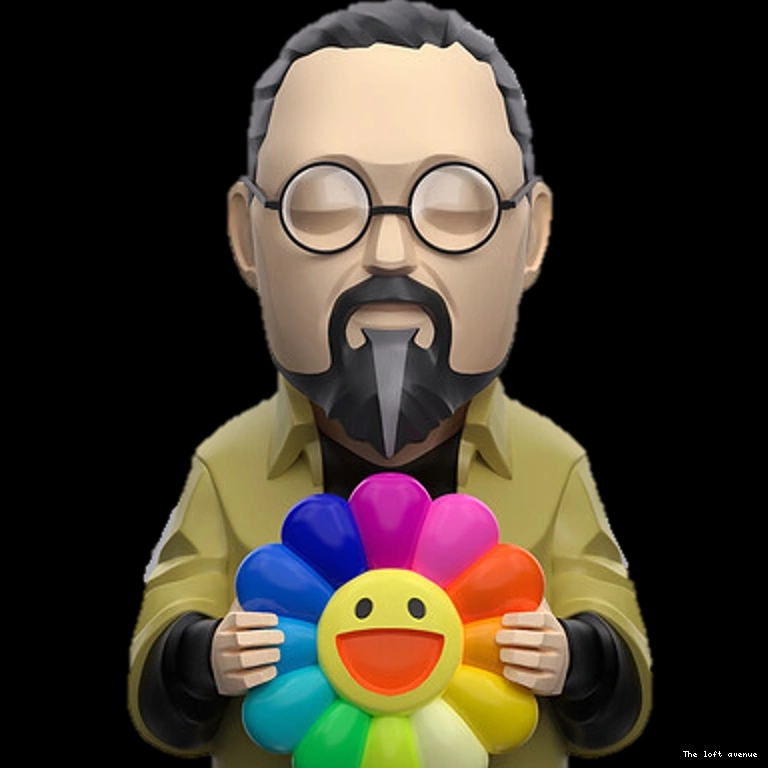 FIGURINE TAKASHI MURAKAMI AUTHORS SERIES 0727